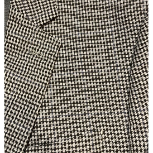 Michael Kors 40 L sport suit jacket blazer gingham black check Macy's Men Store - Picture 13 of 16